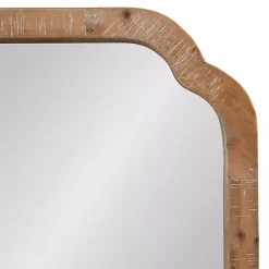 Kirklands Home Decorative Mirrors|Natural Wood Marston Wall Mirror