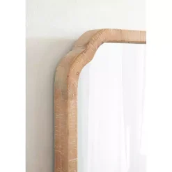 Kirklands Home Decorative Mirrors|Natural Wood Marston Wall Mirror