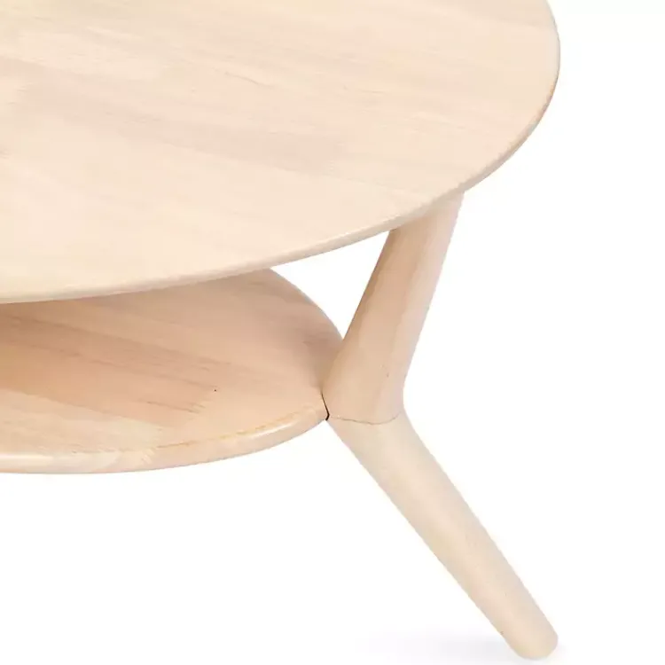 Kirklands Home Coffee Tables|Natural Wood Oval Nile Coffee Table Tan