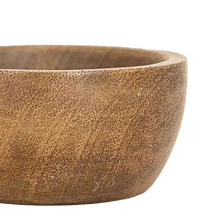 Kirklands Home Kitchen Accessories|Natural Wood Pinch Bowls, Set of 3 Brown