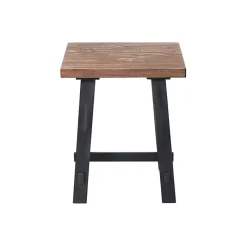 Kirklands Home Accent & End Tables|Natural Wood Sawhorse Accent Table