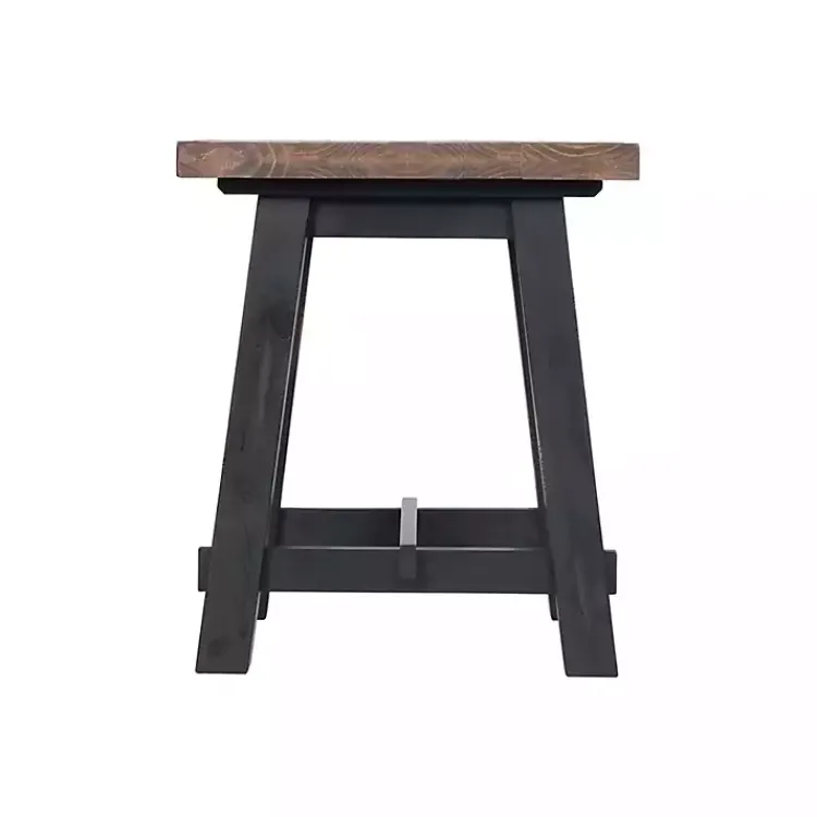 Kirklands Home Accent & End Tables|Natural Wood Sawhorse Accent Table