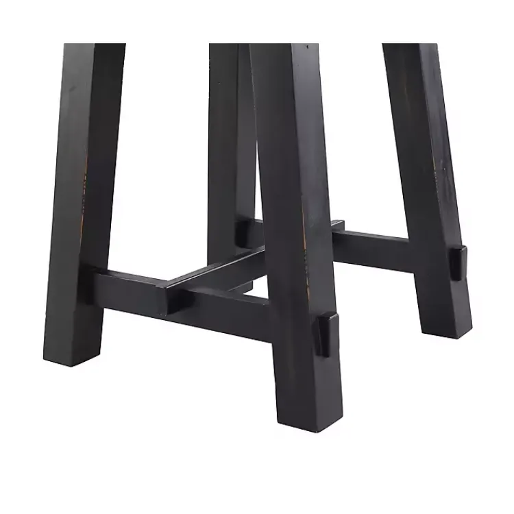 Kirklands Home Accent & End Tables|Natural Wood Sawhorse Accent Table