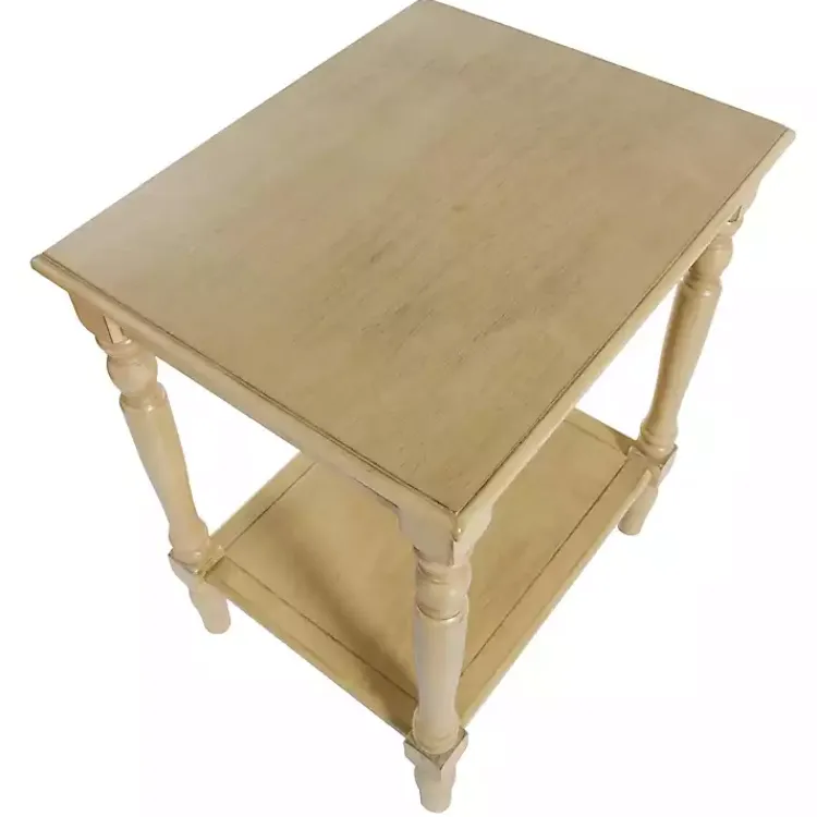Kirklands Home Accent & End Tables|Natural Wood Sybil Accent Table Tan