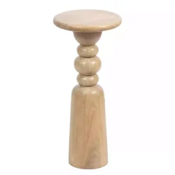 Kirklands Home Accent & End Tables|Natural Wood Tirollo Accent Table Tan