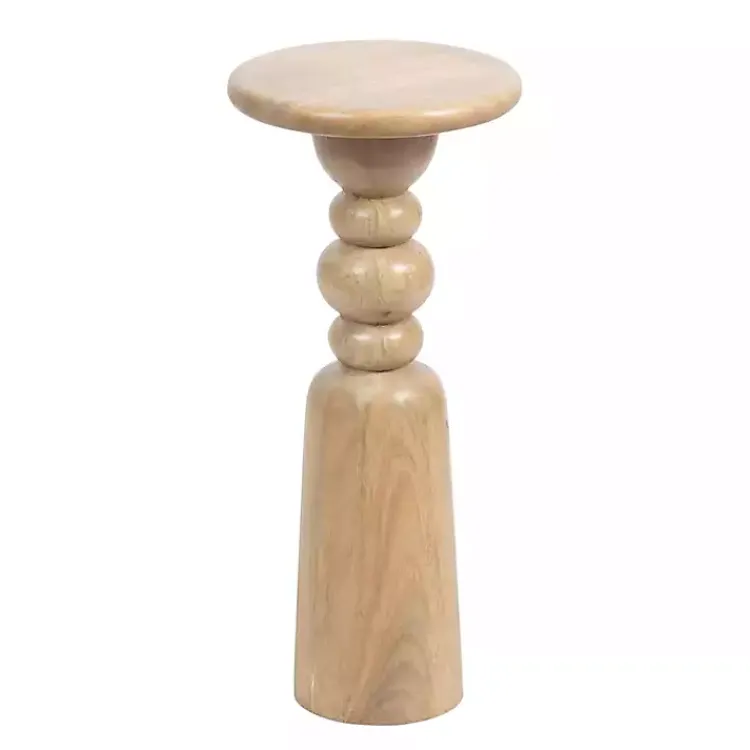 Kirklands Home Accent & End Tables|Natural Wood Tirollo Accent Table Tan
