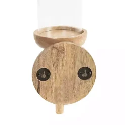 Natural Wood Torch Sconce Sconces