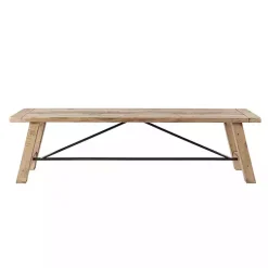 Kirklands Home Benches & Ottomans|Natural Wooden Sonoma Dining Bench Tan