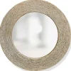 Kirklands Home Decorative Mirrors|Natural Wound Rope Frame Mirror