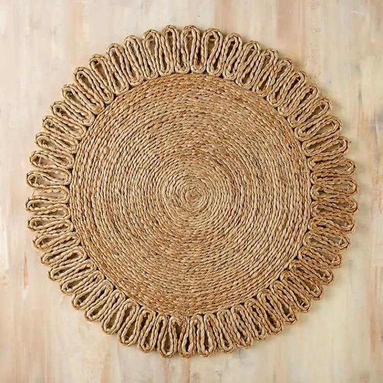 Kirklands Home Table Linens|Natural Woven Jute Placemat Tan
