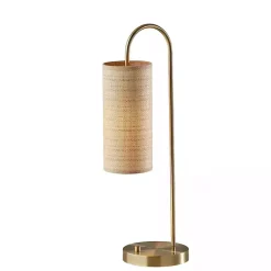 Kirklands Home Table Lamps|Natural Woven Shade Malina Table Lamp Tan