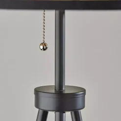 Kirklands Home Floor Lamps|Natural Woven Shade Rowan Floor Lamp Tan