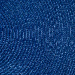 Kirklands Home Table Linens|Nautical Solid Round Placemats, Set of 6 Blue