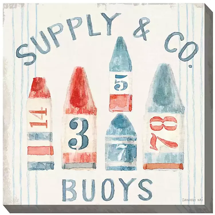 Kirklands Home Outdoor Wall Decor|Nautical Supply Outdoor Canvas Art Print