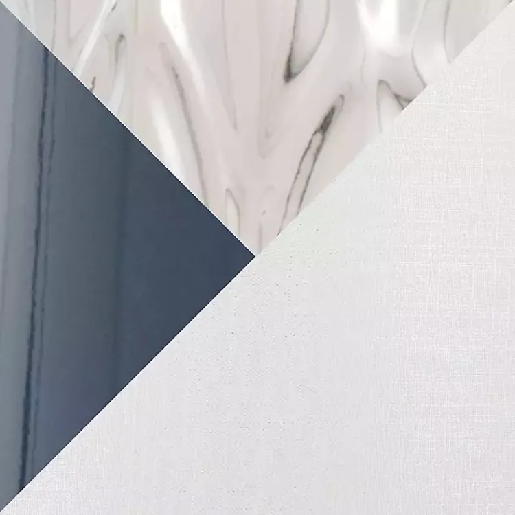 Kirklands Home Table Lamps|Navy and Silver Piper Table Lamp White