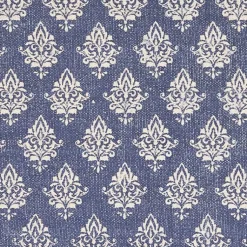 Kirklands Home Table Linens|Navy and White Decorative Placemats, Set of 4 Blue