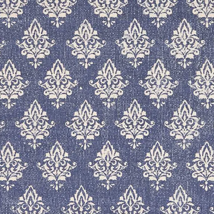 Kirklands Home Table Linens|Navy and White Decorative Placemats, Set of 4 Blue