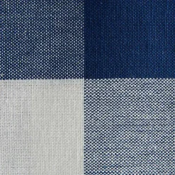 Kirklands Home Kitchen Accessories|Navy and White Mixed Check Towels, Set of 3 Blue