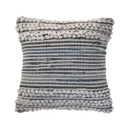 Online Navy Bold Textured Pillow Pillows