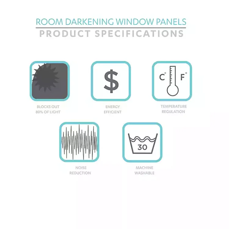 Kirklands Home Curtains & Drapes|Navy Botanical Garden Curtain Panel Set, 95 in. Blue