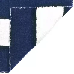 Kirklands Home Outdoor Rugs|Navy Cabana Stripe Indoor/Outdoor Scatter Rug