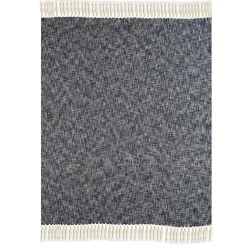 Online Navy Chambray Fringe Throw Blankets & Throws