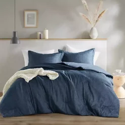 Kirklands Home Comforters|Navy Chambray 2-pc. Twin/Twin XL Comforter Set Blue