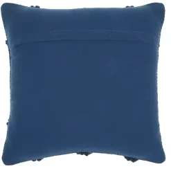 Online Navy Diamond Lattice Throw Pillow Pillows