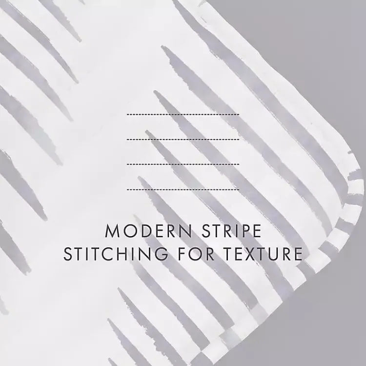 Kirklands Home Quilts|Navy Diamond Line Reversible 3-pc. Queen Quilt Set