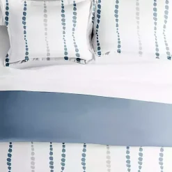 Kirklands Home Duvets|Navy Dots Reversible 2-pc. Twin Duvet Cover Set
