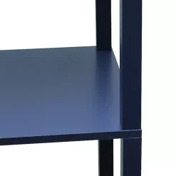 Kirklands Home Floor Lamps|Navy Etagere Shelf Charging Floor Lamp Blue