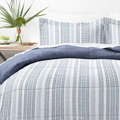 Kirklands Home Comforters|Navy Farmhouse Dreams Queen 3-pc. Comforter Set