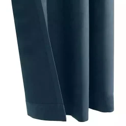 Kirklands Home Curtains & Drapes|Navy Faux Suede Blackout Curtain Panel, 95 in. Blue