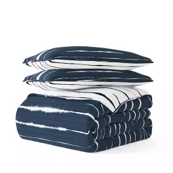 Kirklands Home Quilts|Navy Linear Reversible 2-pc. Twin Quilt Set