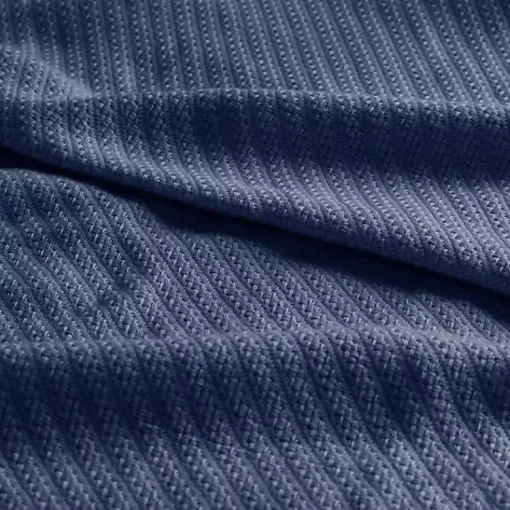 Best Navy Liquid Cotton Full/Queen Blanket Blankets & Throws