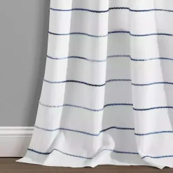 Kirklands Home Curtains & Drapes|Navy Ombre Stripe Curtain Panel Set, 84 in.