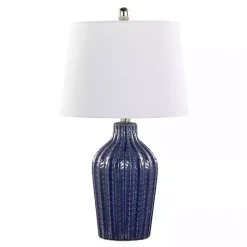 Kirklands Home Table Lamps|Navy Rockwell Table Lamps, Set of 2 Blue