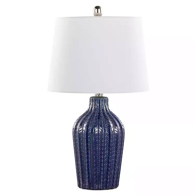 Kirklands Home Table Lamps|Navy Rockwell Table Lamps, Set of 2 Blue