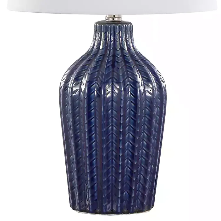 Kirklands Home Table Lamps|Navy Rockwell Table Lamps, Set of 2 Blue