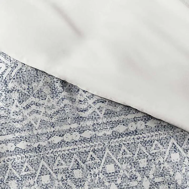 Kirklands Home Duvets|Navy Rustic 3-pc. King Duvet Cover Set