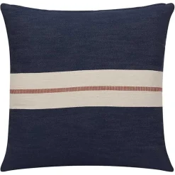 Clearance Navy Single Stripe Pillow Pillows