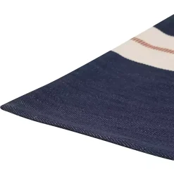 Clearance Navy Single Stripe Pillow Pillows