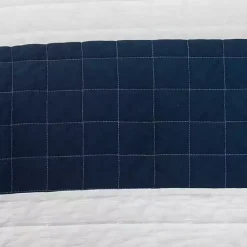 Kirklands Home Quilts|Navy Stripe 3-pc. Full/Queen Quilt Set