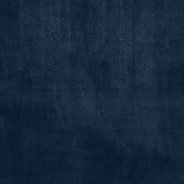 Kirklands Home Curtains & Drapes|Navy Velvet Greta Curtain Panel Set, 95 in. Blue