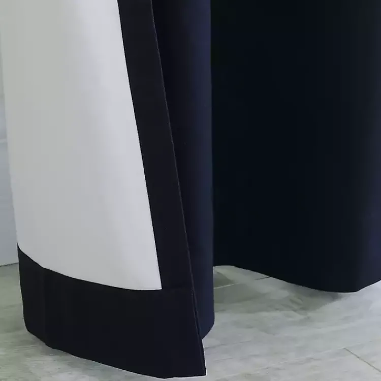 Kirklands Home Curtains & Drapes|Navy Weathermate Blackout Curtain Panel, 84 in. Blue