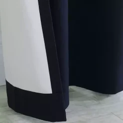 Kirklands Home Curtains & Drapes|Navy Weathermate Blackout Curtain Panel, 95 in. Blue