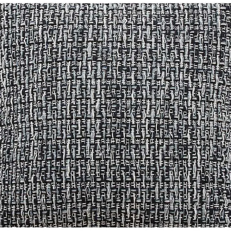 Online Navy Woven Texture Tassels Throw Pillow Pillows