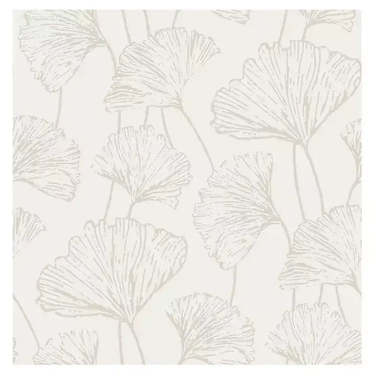 Kirklands Home Wall Murals & Wallpaper|Neutral Botanical Peel and Stick Wallpaper
