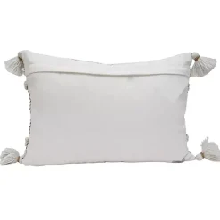 Kirklands Home Outdoor Cushions & Pillows|Neutral Colorblock Outdoor Lumbar Pillow