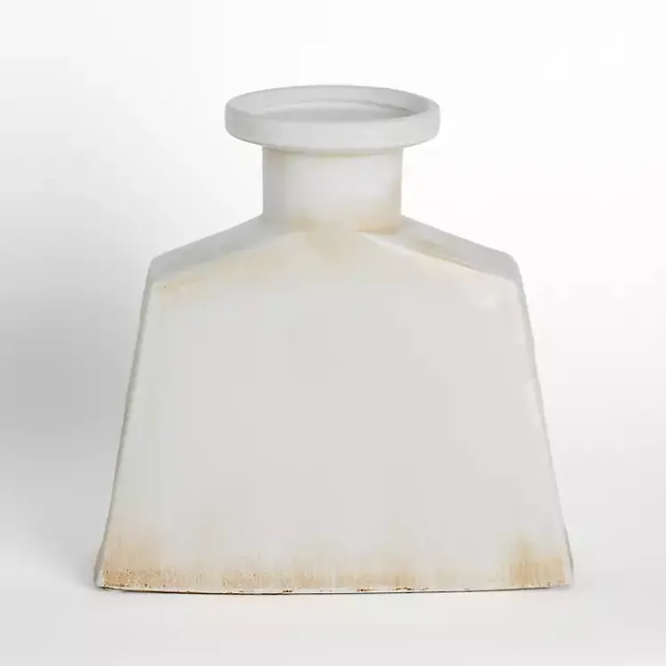 Sale Neutral Distressed Pentagon Vase, 12 in. Vases